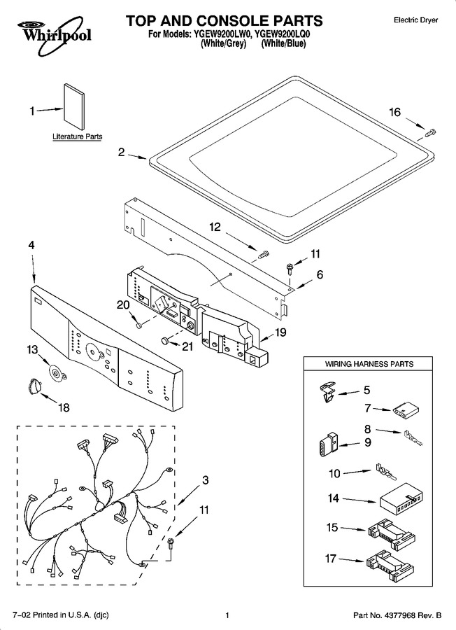 Diagram for YGEW9200LQ0