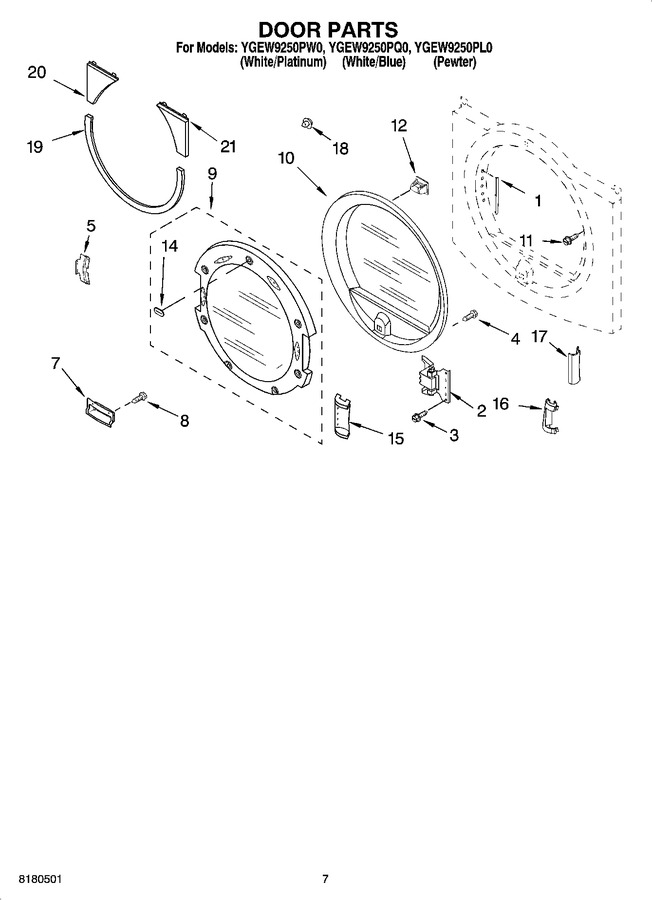 Diagram for YGEW9250PQ0