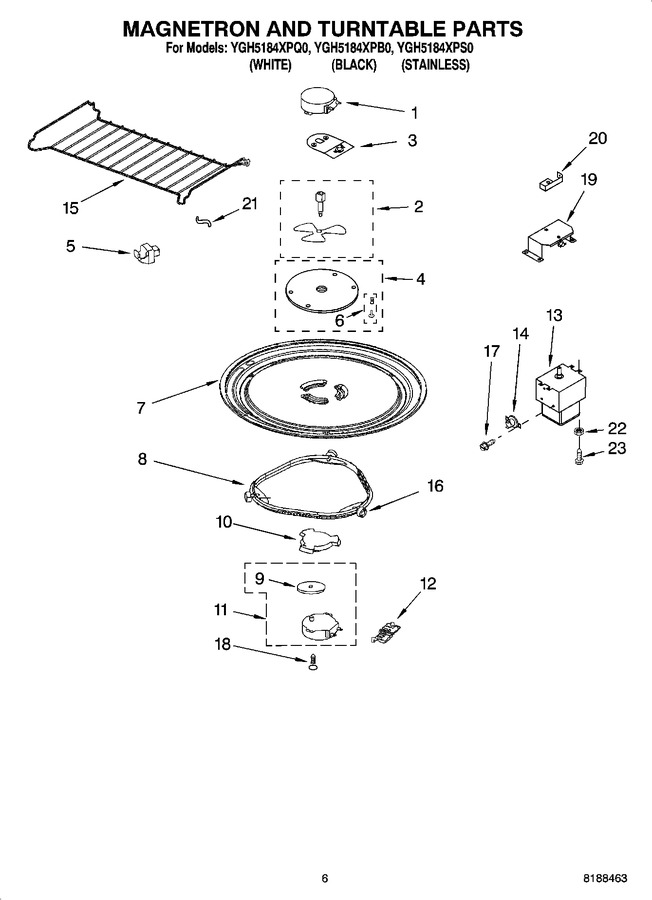 Diagram for YGH5184XPS0