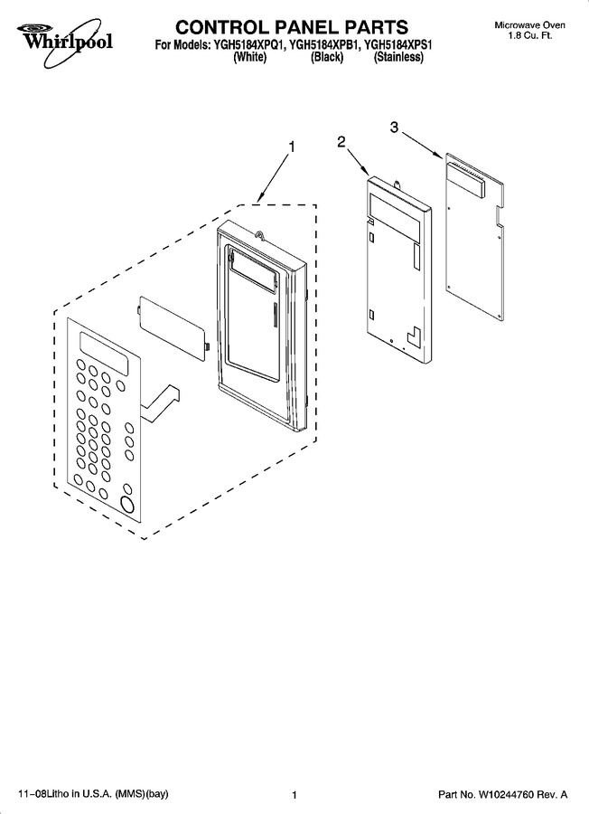 Diagram for YGH5184XPS1