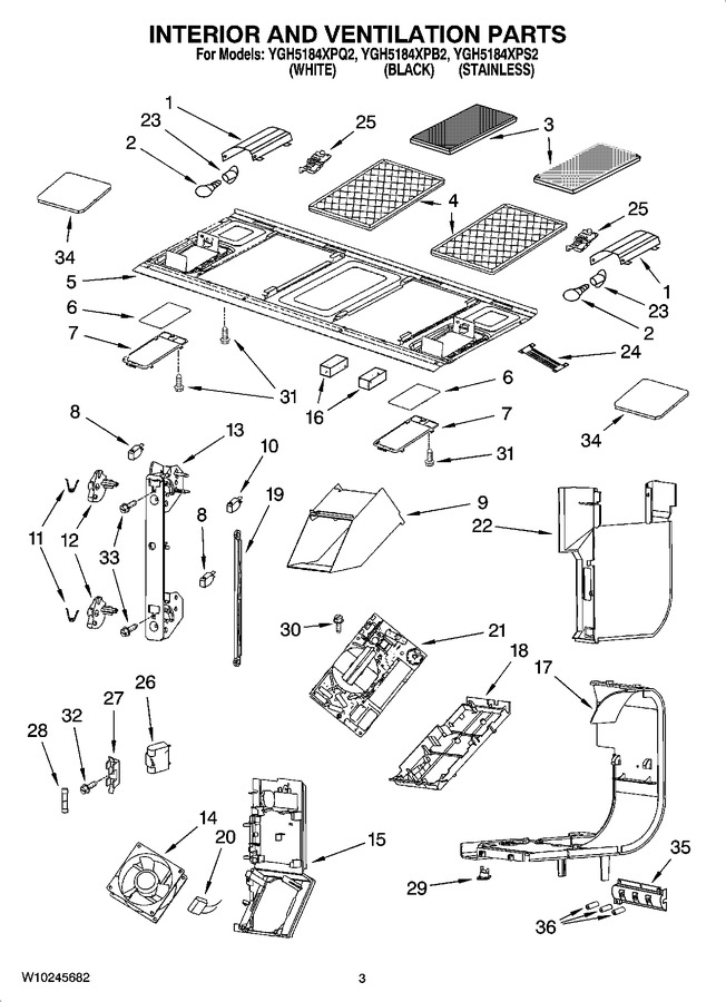 Diagram for YGH5184XPS2