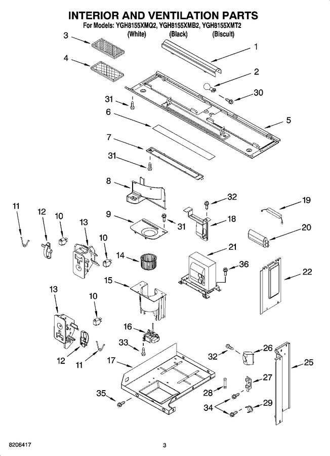 Diagram for YGH8155XMB2