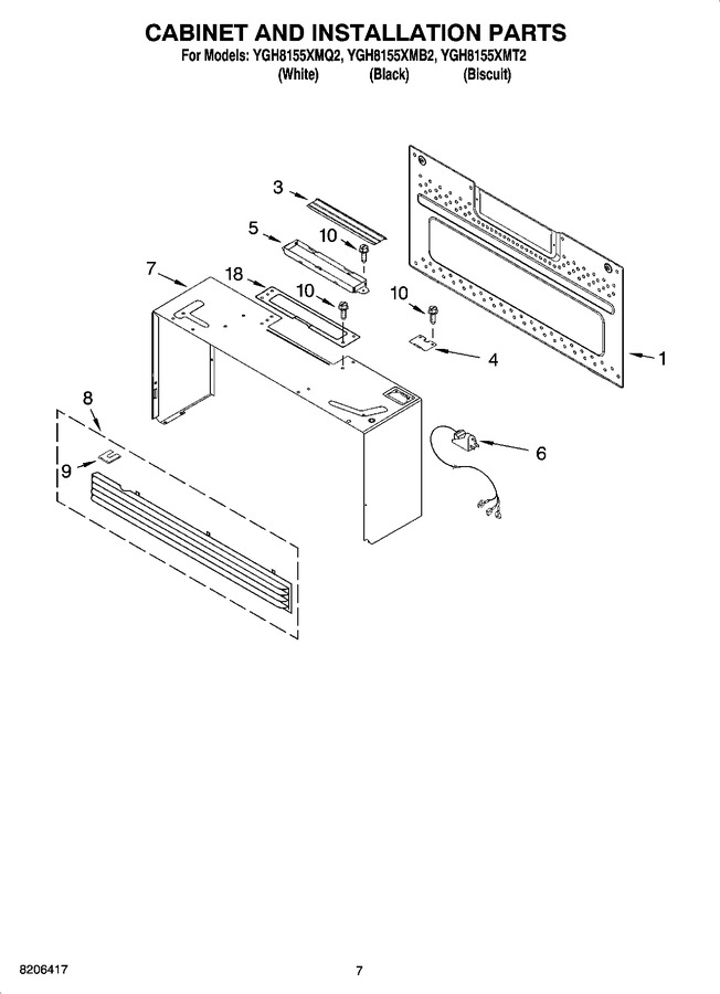 Diagram for YGH8155XMB2