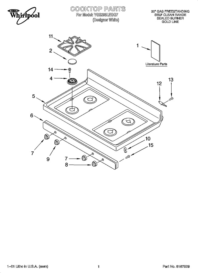 Diagram for YGS395LEGQ7