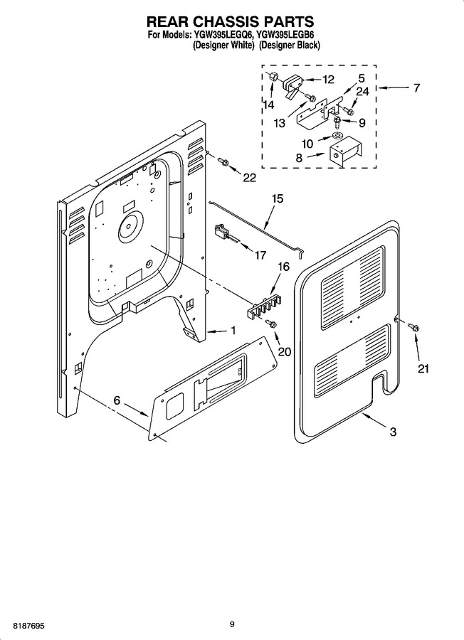 Diagram for YGW395LEGB6