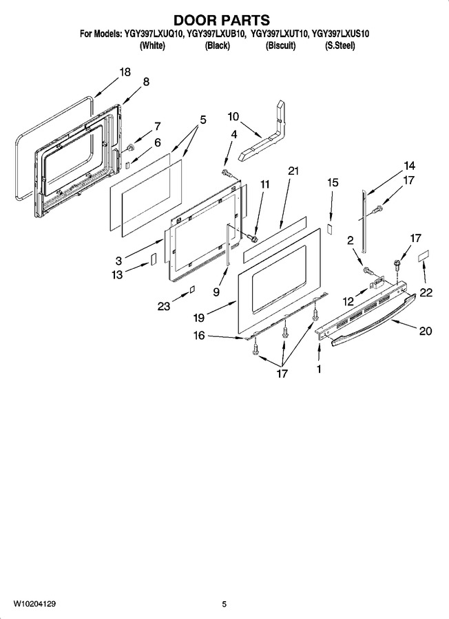 Diagram for YGY397LXUT10