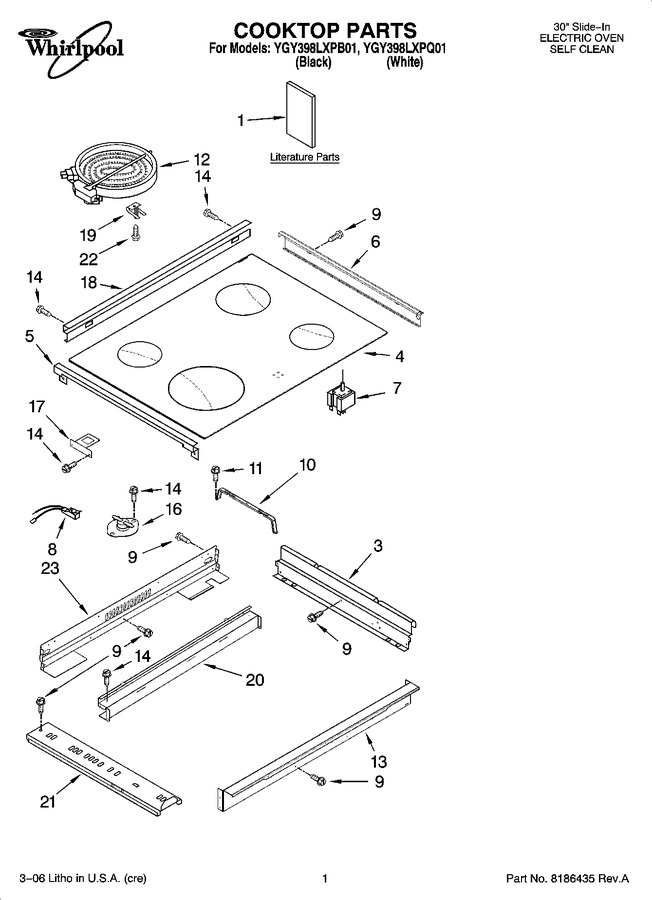 Diagram for YGY398LXPB01