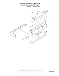 Diagram for 02 - Control Panel Parts