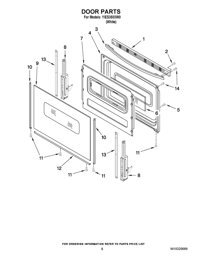 Diagram for YIES350XW0
