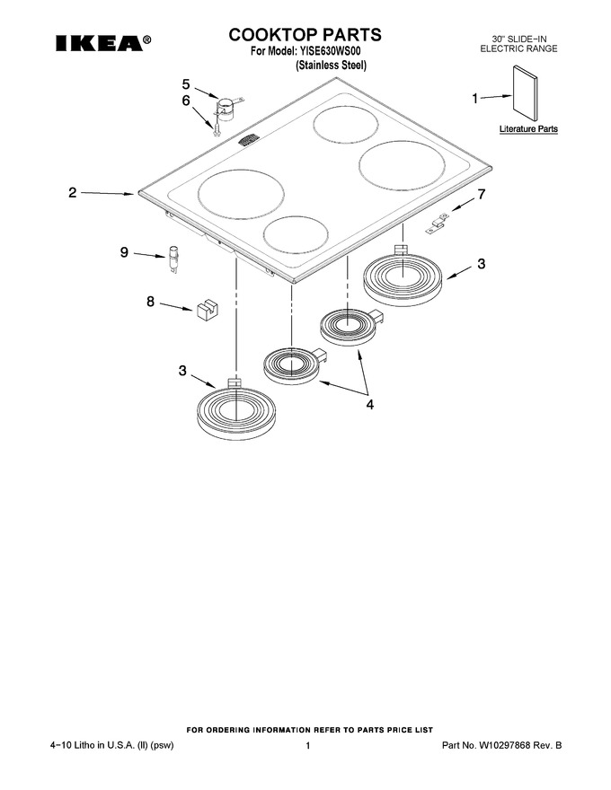 Diagram for YISE630WS00