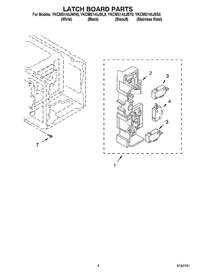Diagram for YKCMS145JWH0