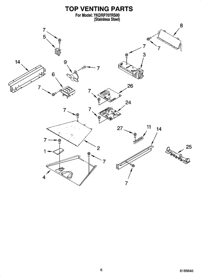Diagram for YKDRP707RS00