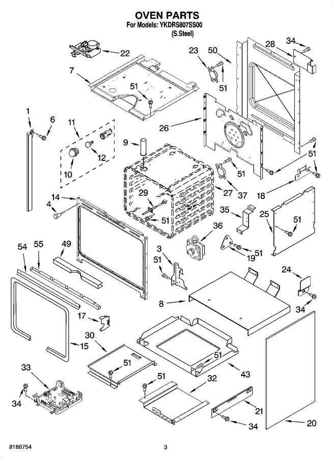 Diagram for YKDRS807SS00