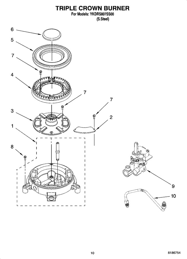 Diagram for YKDRS807SS00