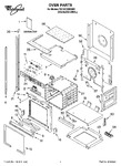 Diagram for 01 - Oven Parts
