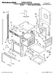 Diagram for 01 - Oven Parts