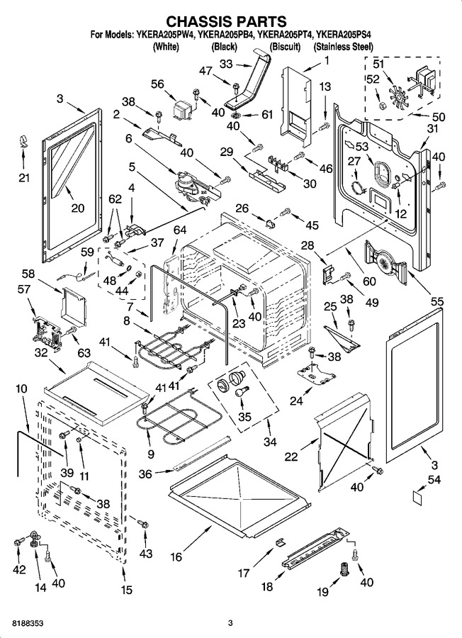 Diagram for YKERA205PW4