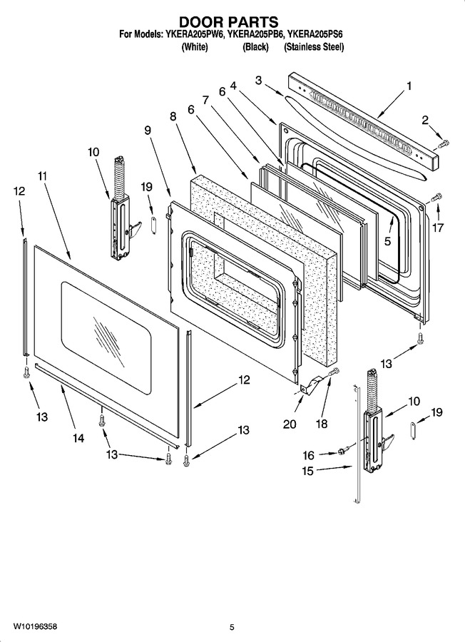 Diagram for YKERA205PW6