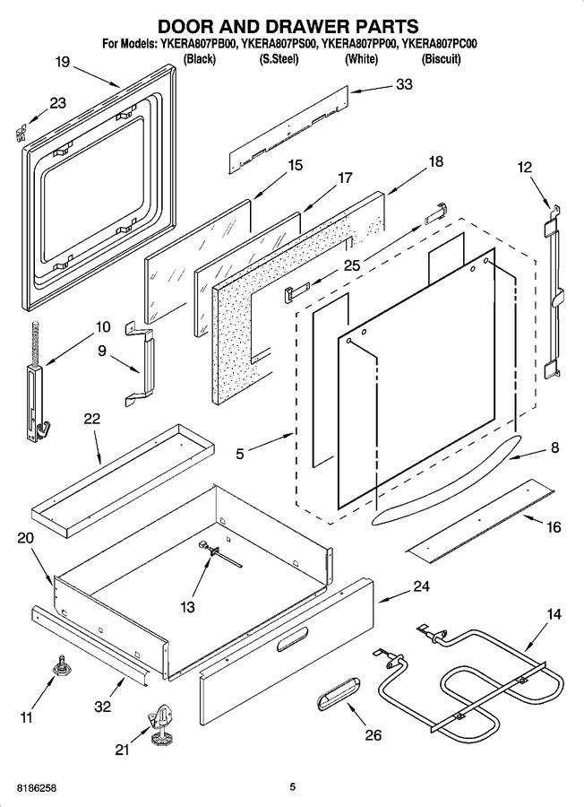 Diagram for YKERA807PB00
