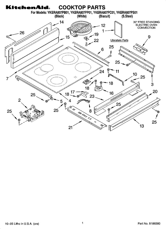 Diagram for YKERA807PB01