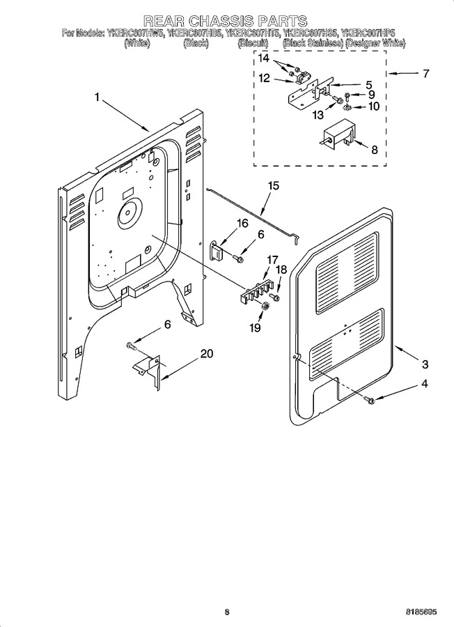 Diagram for YKERC607HW5