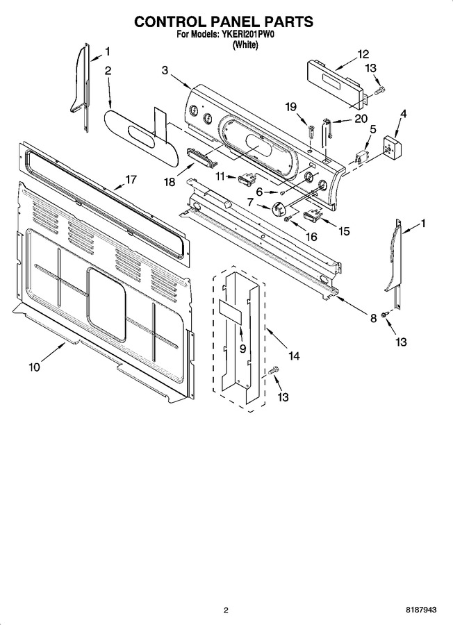 Diagram for YKERI201PW0