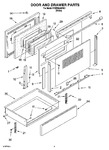 Diagram for 03 - Door And Drawer Parts