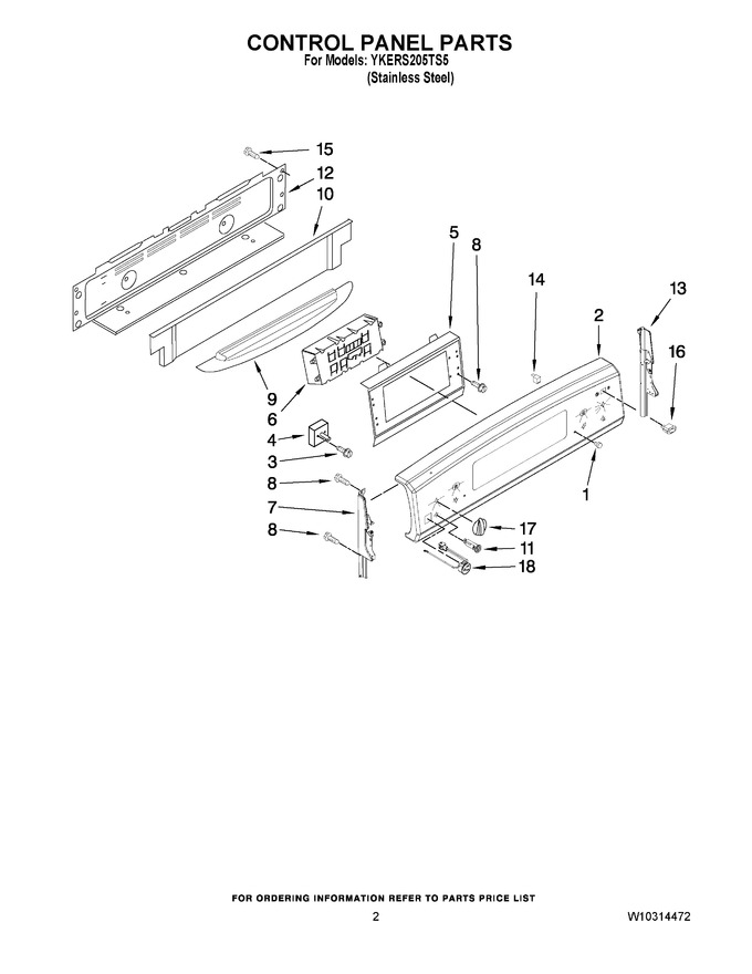 Diagram for YKERS205TS5