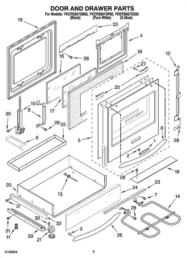 Diagram for YKERS807SS00