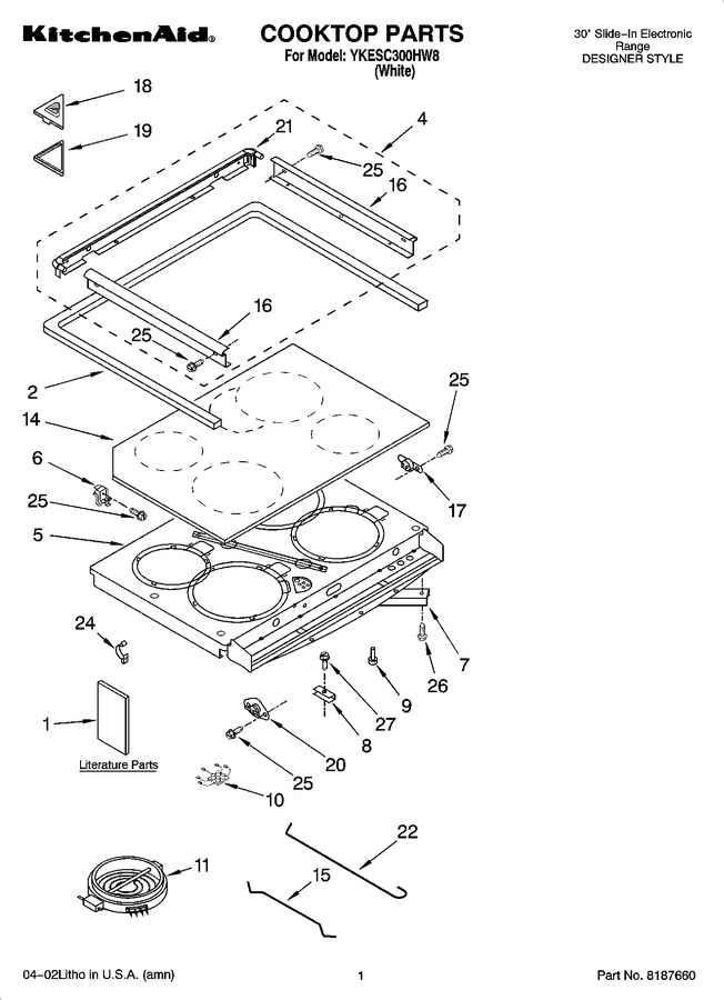 Diagram for YKESC300HW8