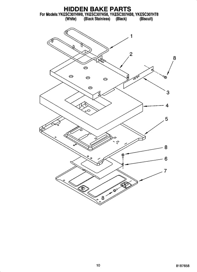 Diagram for YKESC307HW8