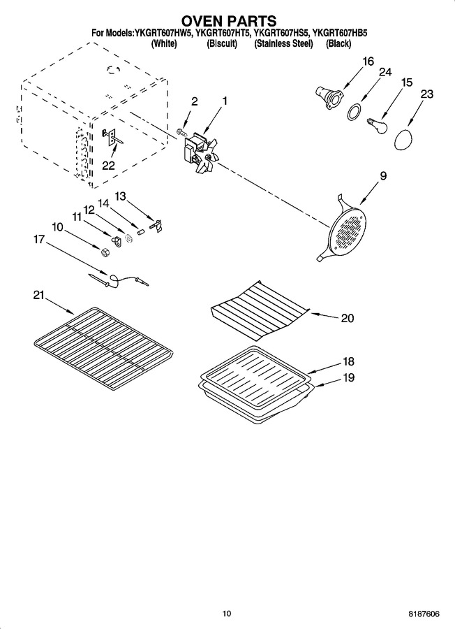 Diagram for YKGRT607HW5
