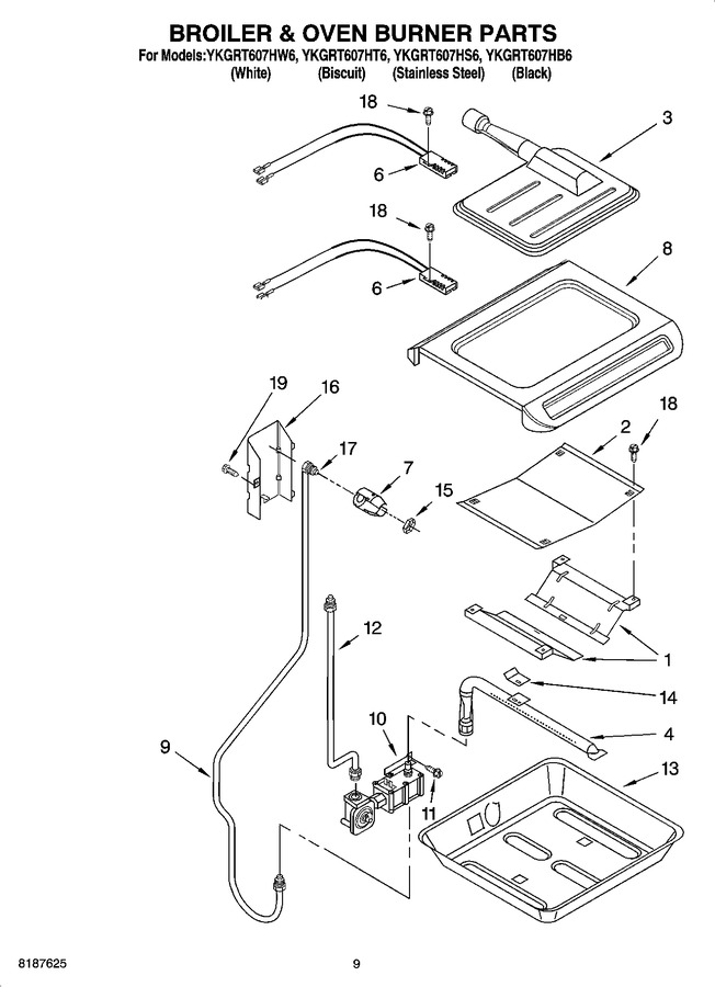 Diagram for YKGRT607HT6