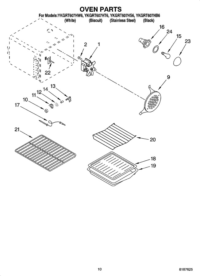 Diagram for YKGRT607HW6