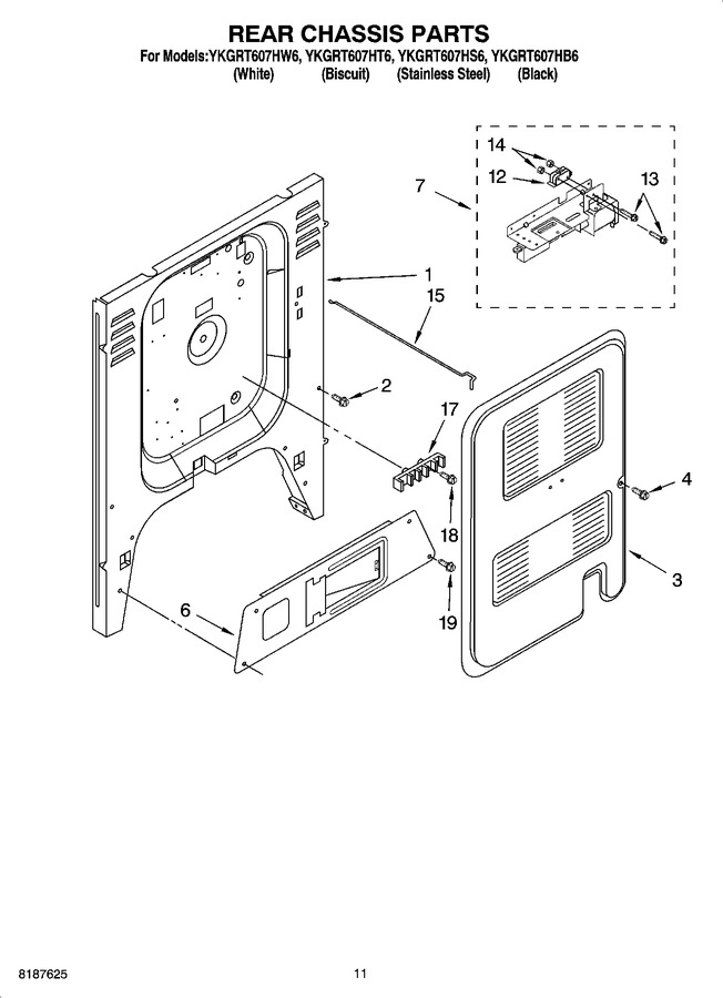 Diagram for YKGRT607HT6