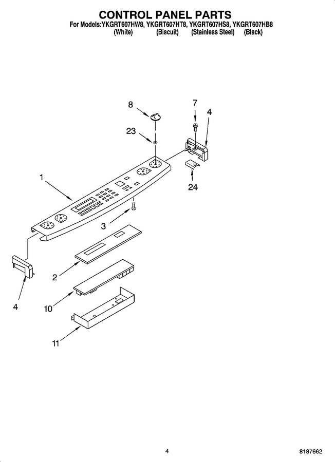 Diagram for YKGRT607HT8