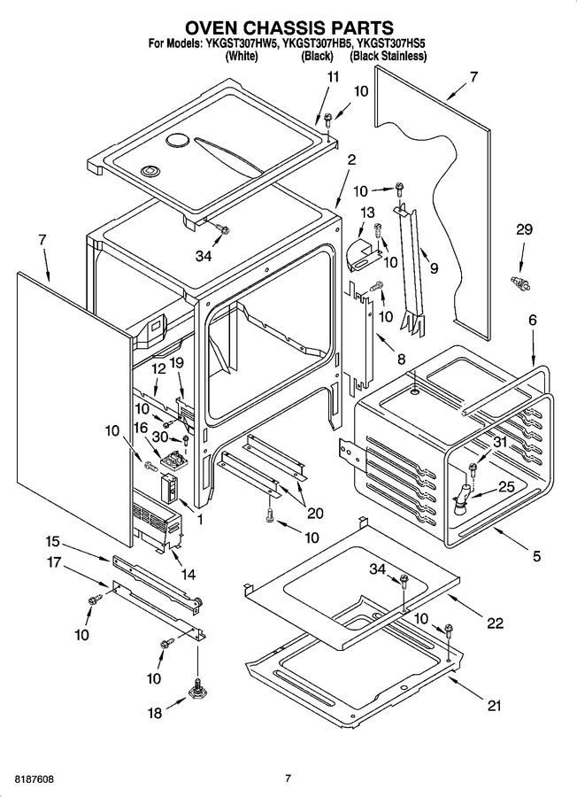 Diagram for YKGST307HB5