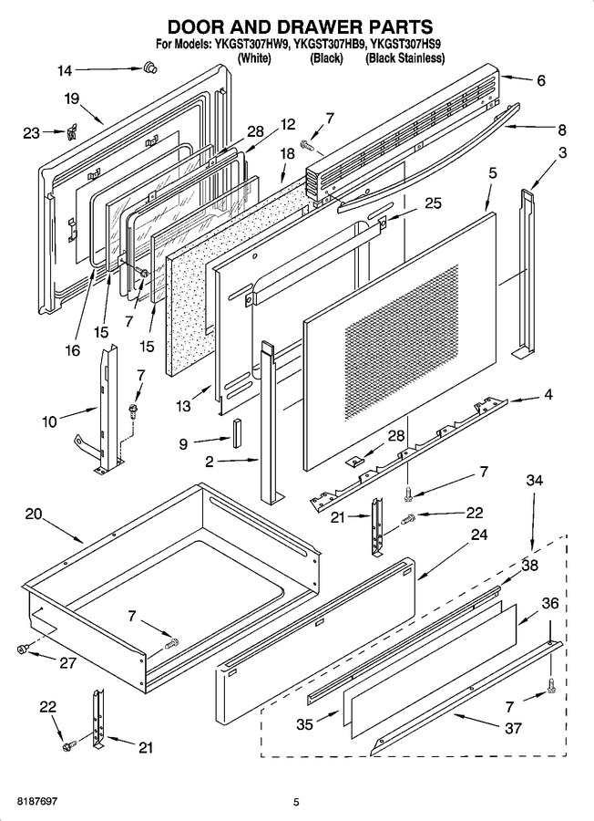Diagram for YKGST307HS9