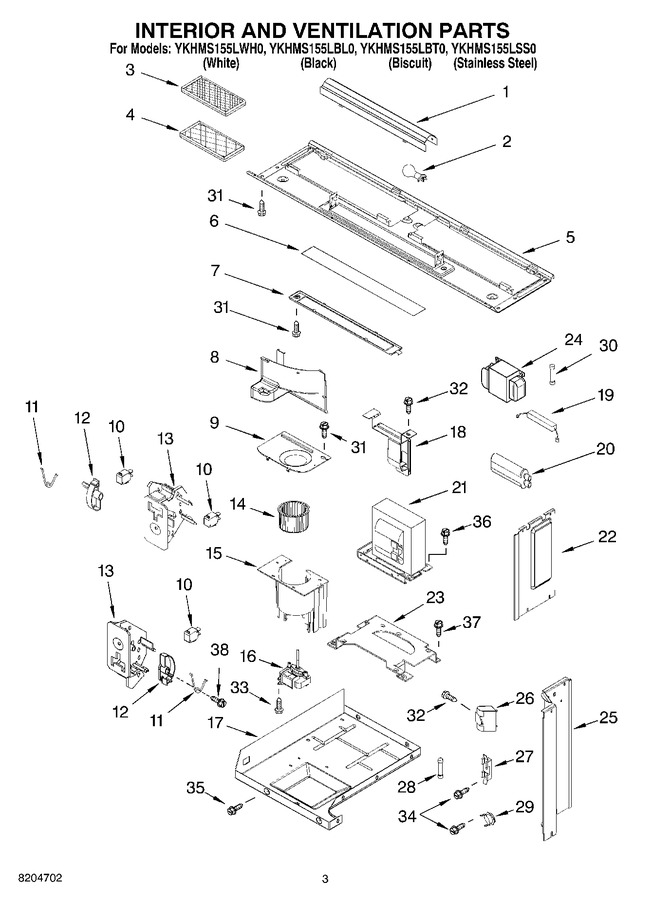 Diagram for YKHMS155LBL0