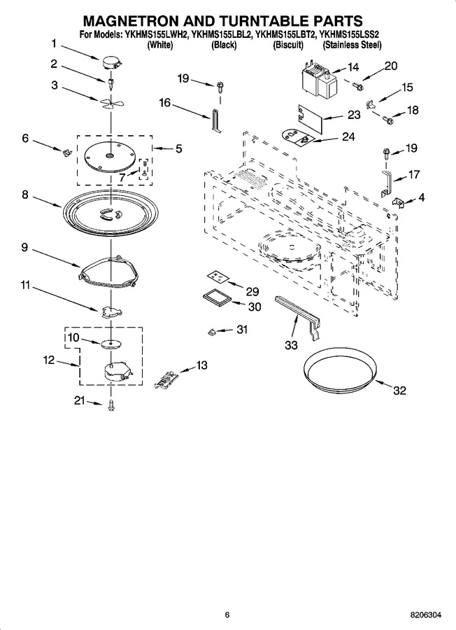 Diagram for YKHMS155LBL2