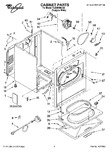 Diagram for 01 - Cabinet Parts