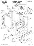 Diagram for 01 - Cabinet Parts