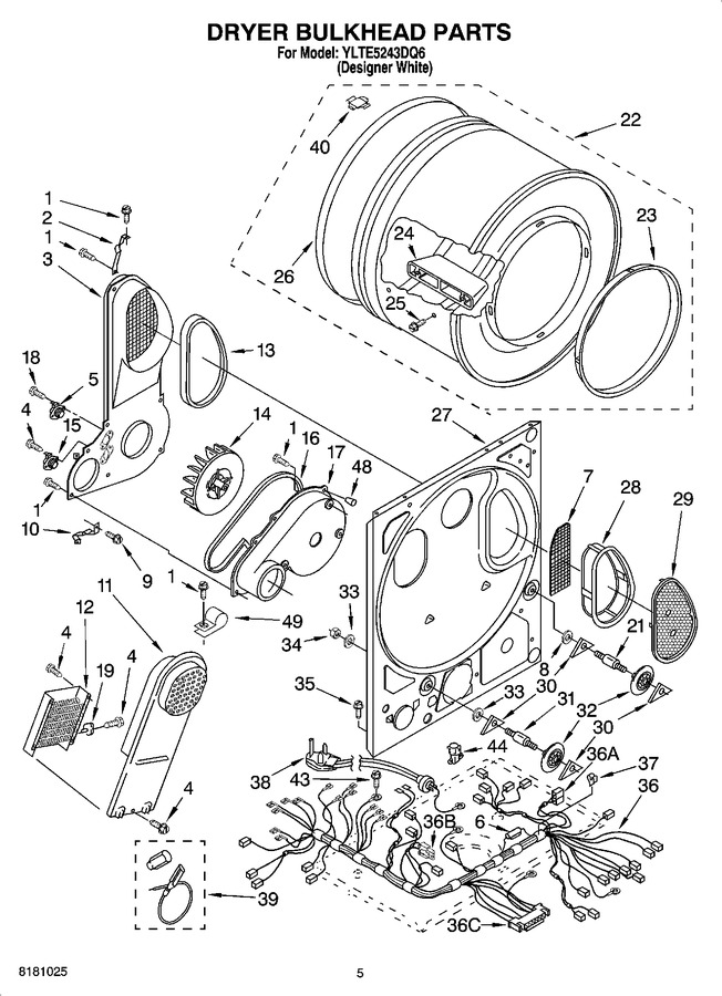 Diagram for YLTE5243DQ6