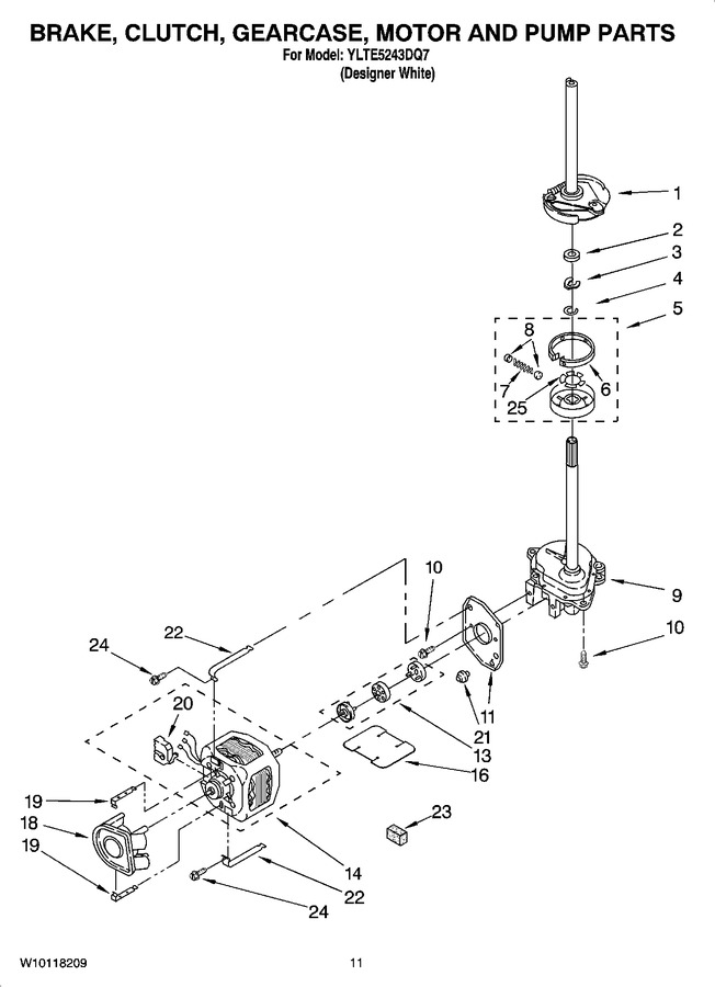 Diagram for YLTE5243DQ7