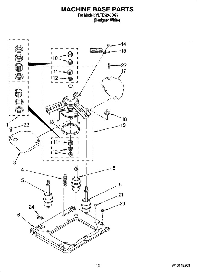 Diagram for YLTE5243DQ7