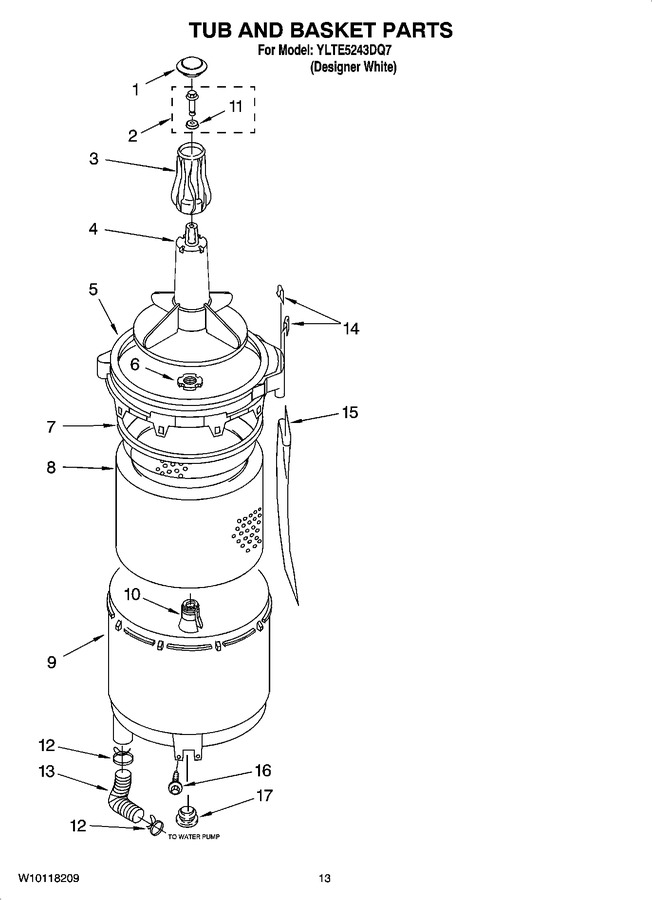 Diagram for YLTE5243DQ7