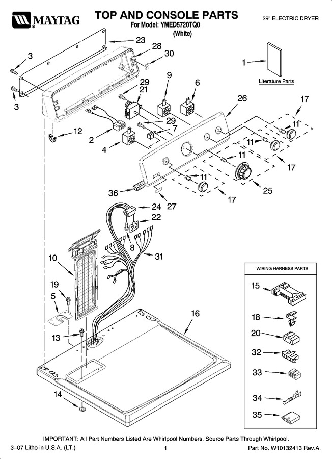Diagram for YMED5720TQ0
