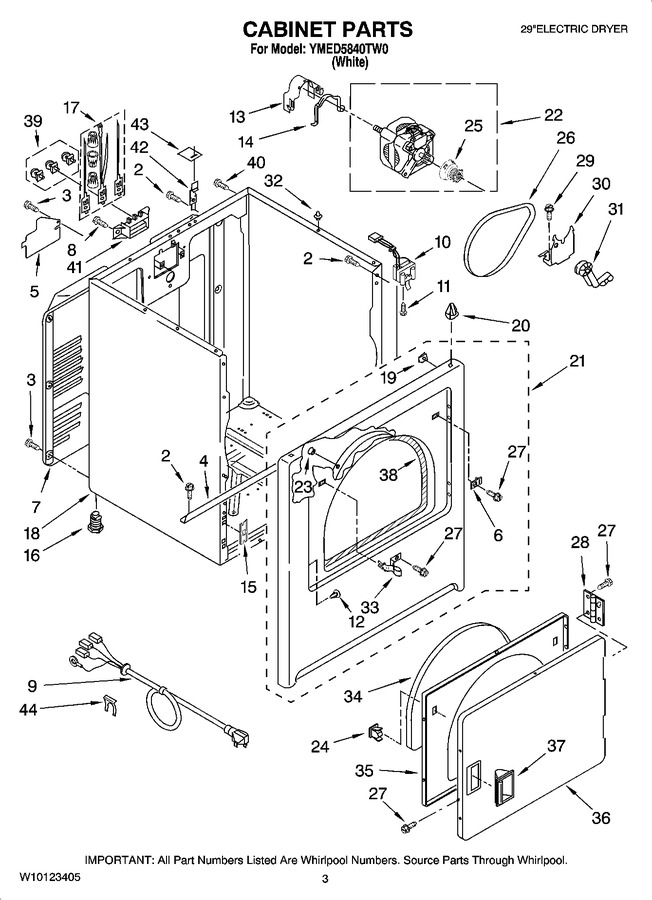 Diagram for YMED5840TW0