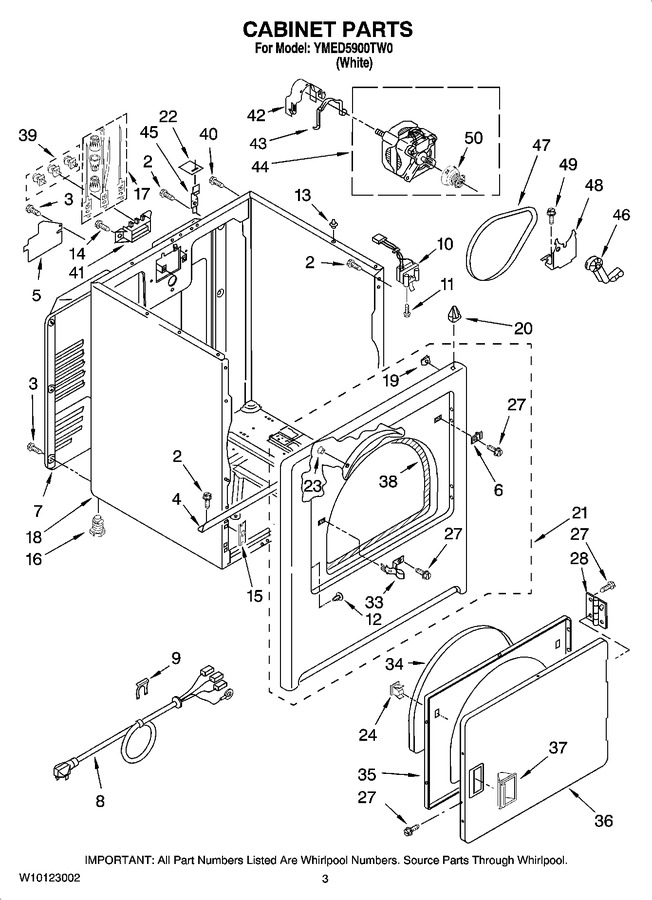 Diagram for YMED5900TW0