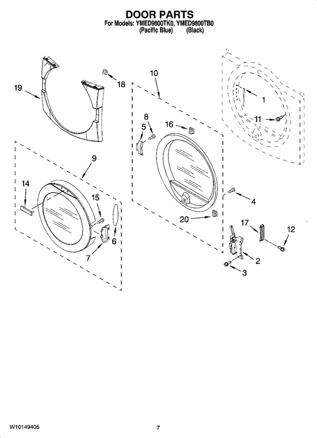 Diagram for YMED9800TK0